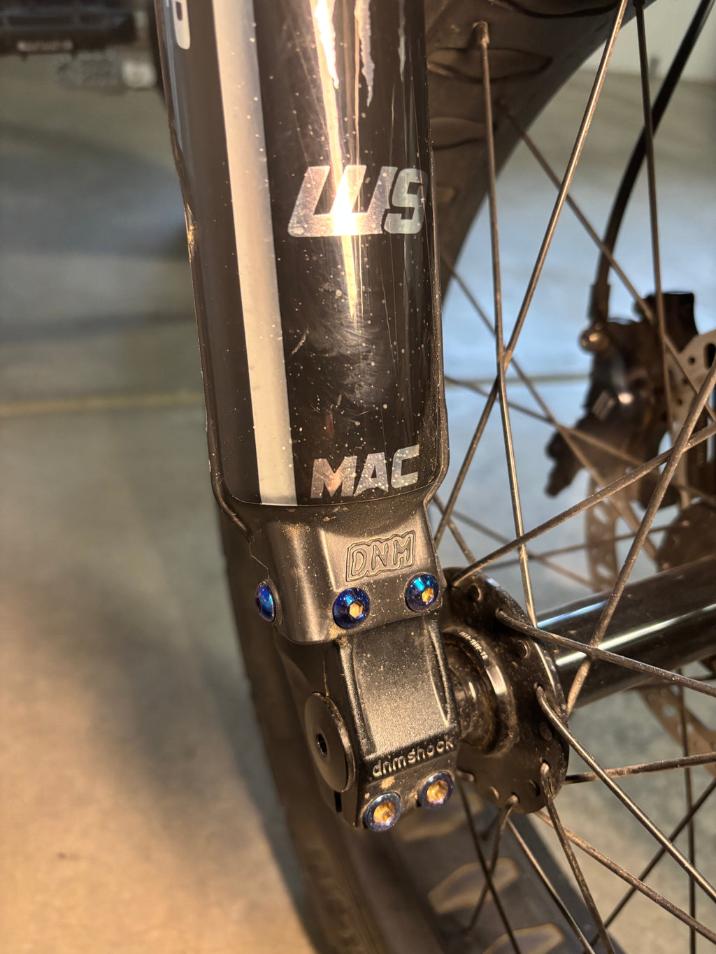 Super 73 fork guard bolts
