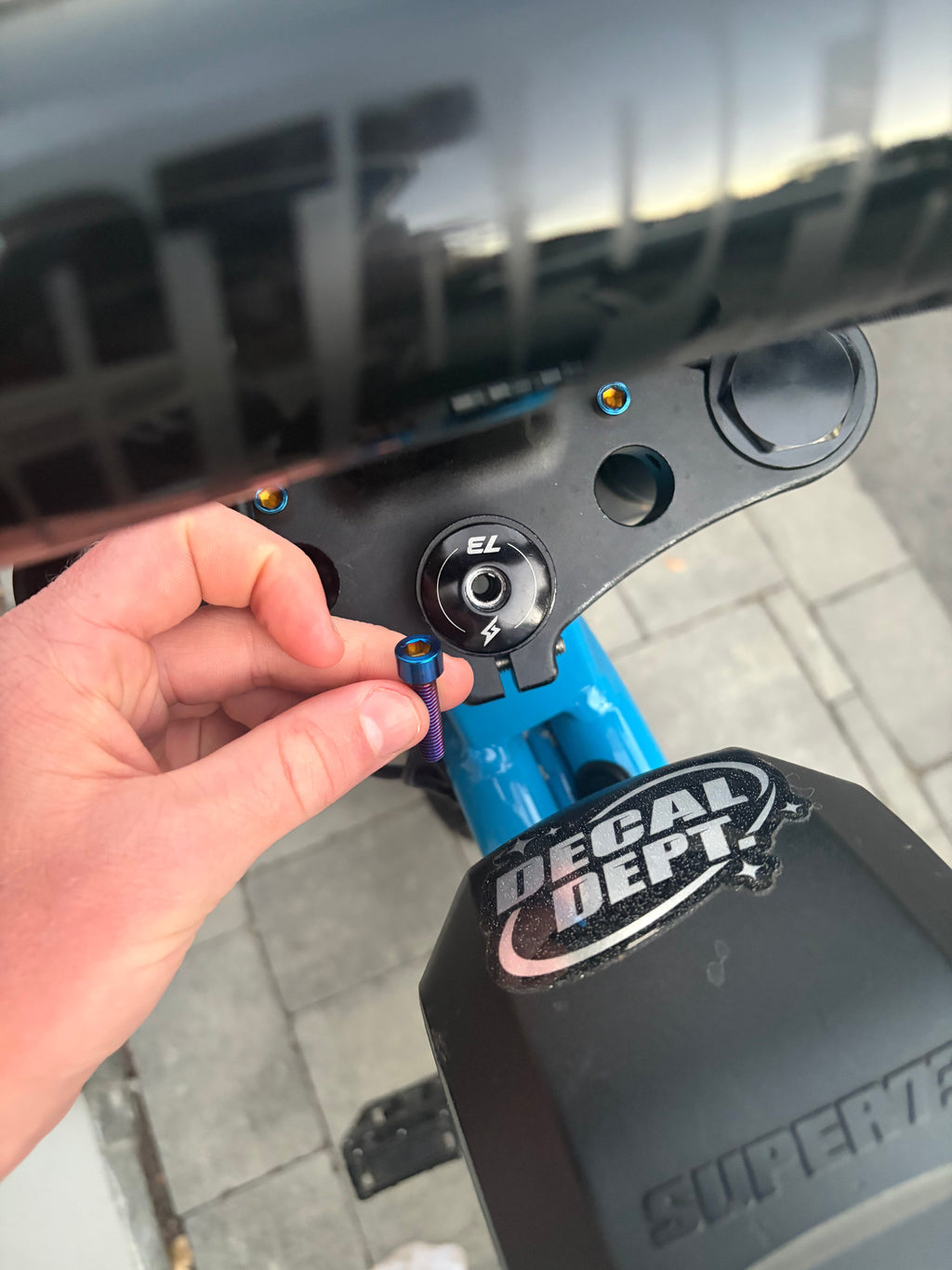 Super73 Stem Lock Titanium Bolt — 1 Bolt