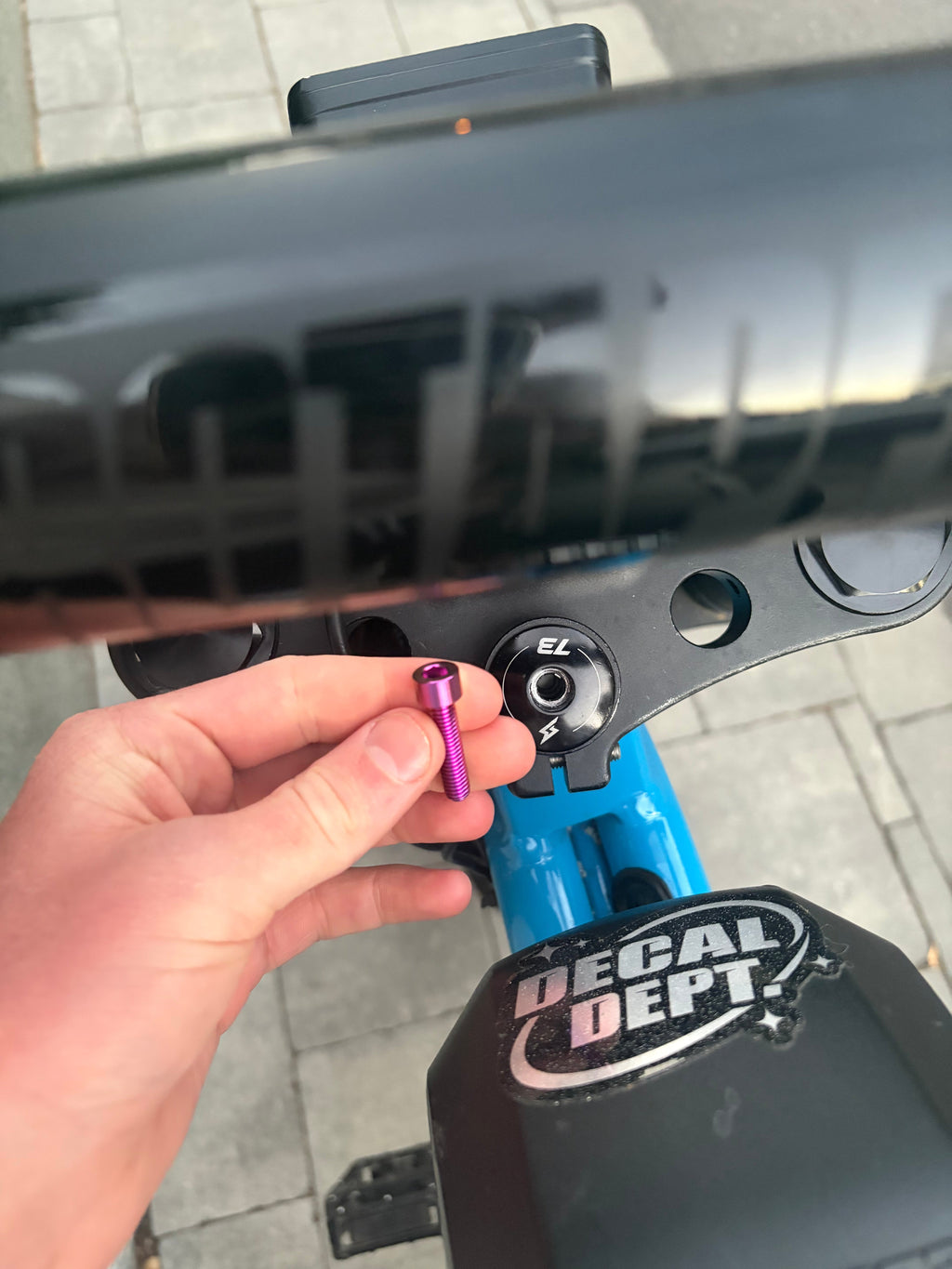 Super73 Stem Lock Titanium Bolt — 1 Bolt